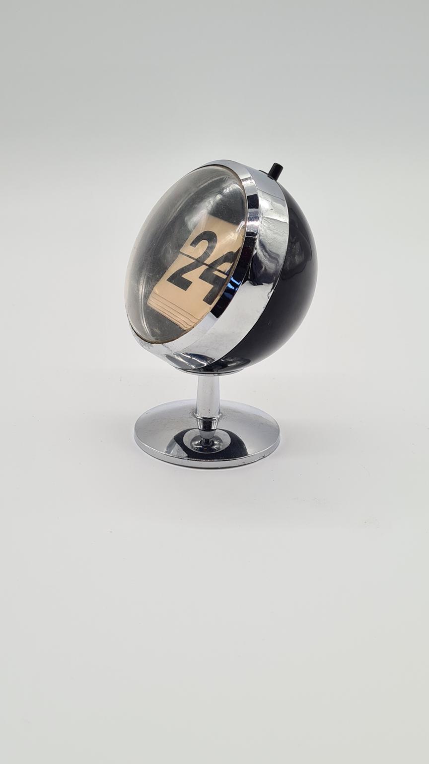 Wieczny kalendarz klapkowy Space Age, lata 70