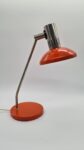 Red table lamp, by Aka Leuchten, Germany, 1970s