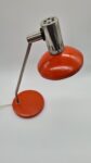 Red table lamp, by Aka Leuchten, Germany, 1970s