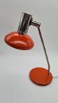 Red table lamp, by Aka Leuchten, Germany, 1970s