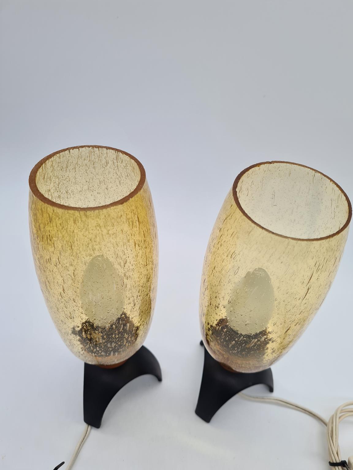 Para stołowych lamp, Niemcy, lata 50/60