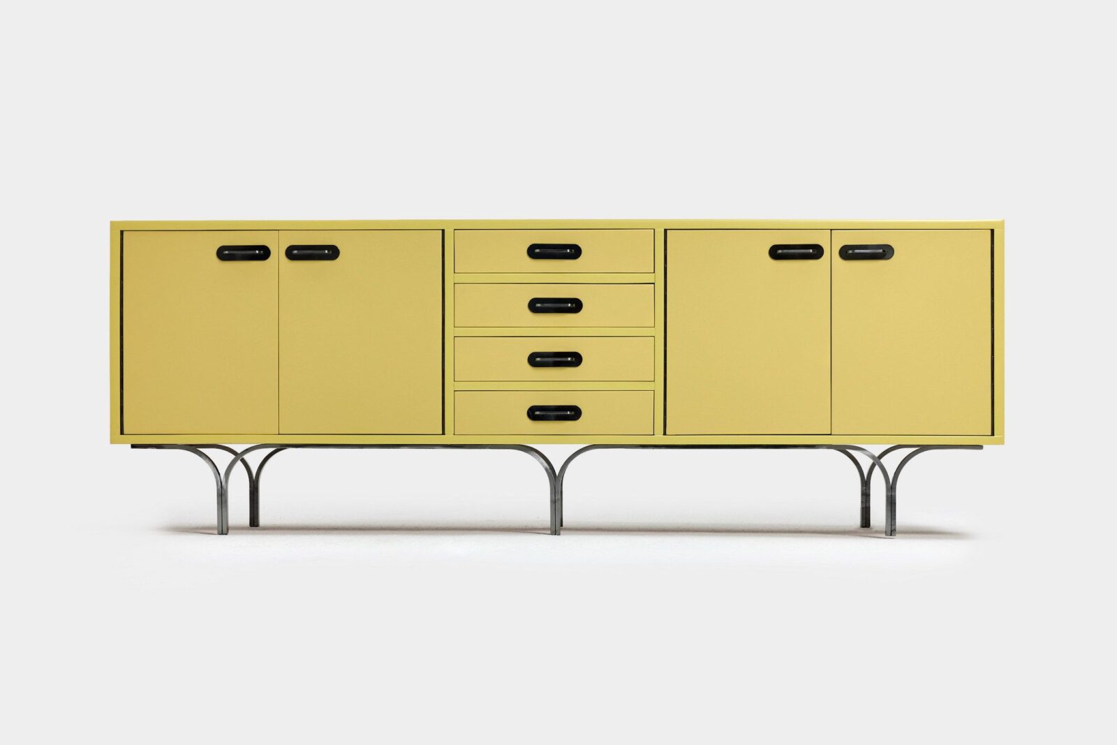 Vintage sideboard z malaturą, Niemcy, lata 60