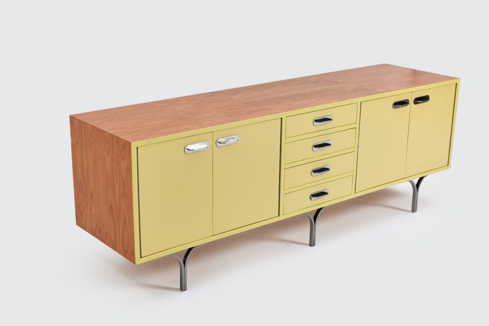 Vintage sideboard z malaturą, Niemcy, lata 60