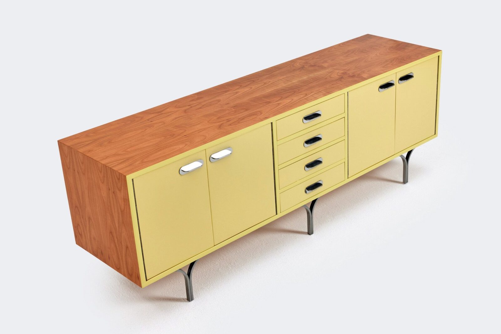 Vintage sideboard z malaturą, Niemcy, lata 60