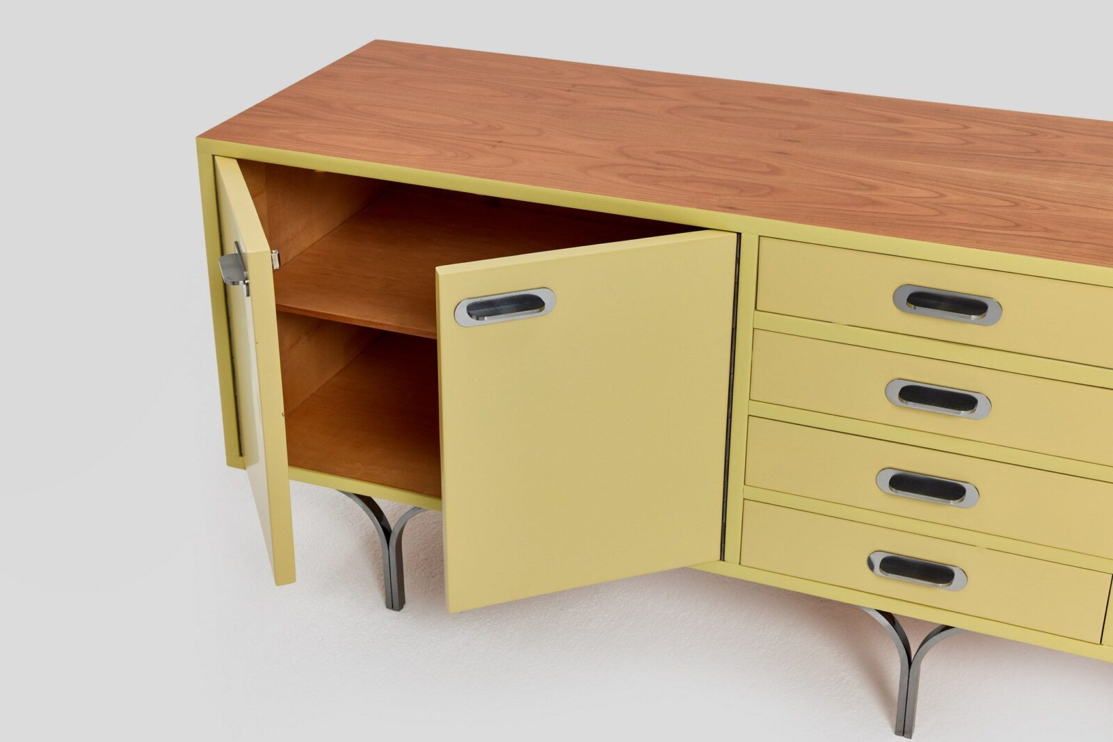 Vintage sideboard z malaturą, Niemcy, lata 60