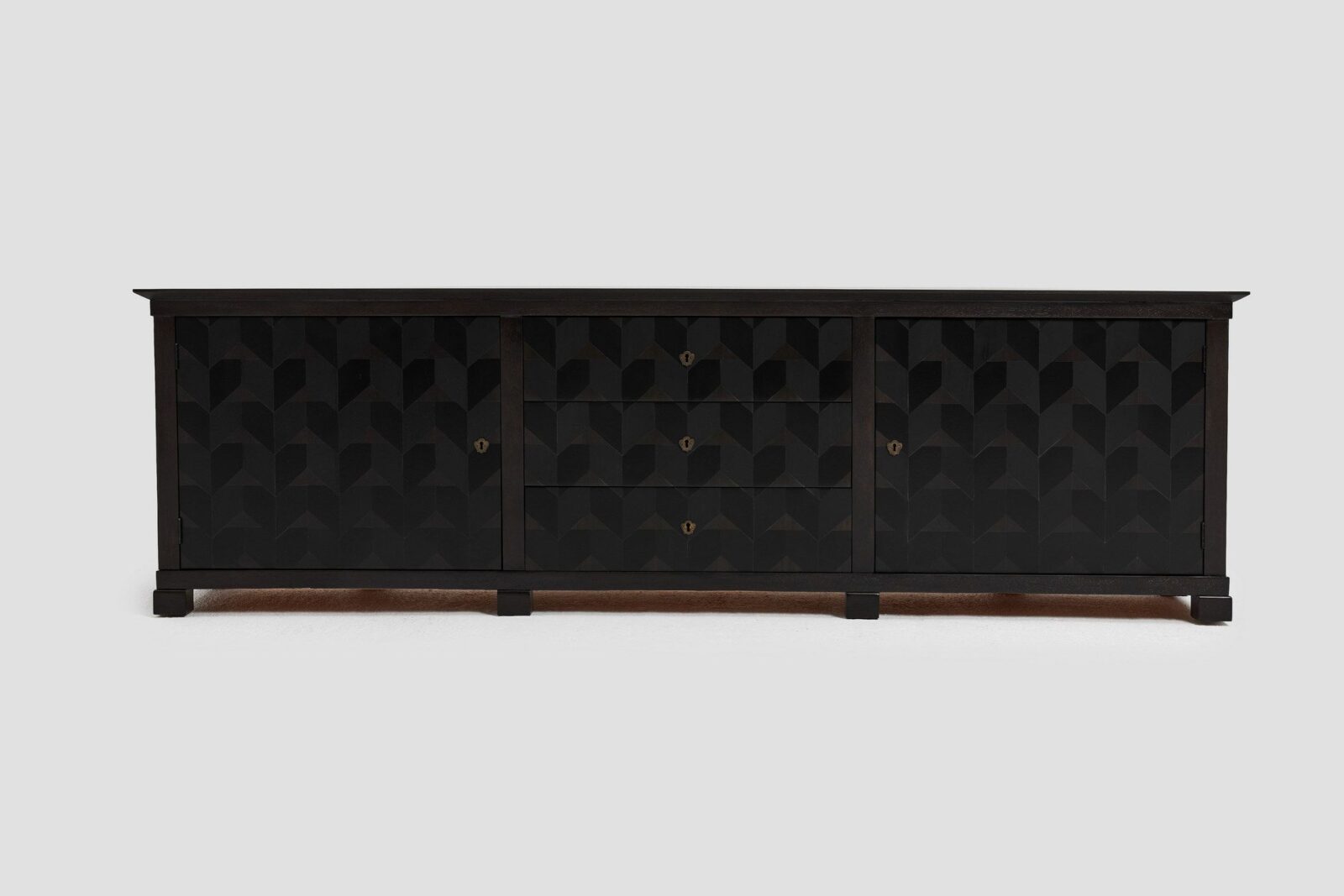 Brutalistyczny sideboard, Niemcy, lata 60/70