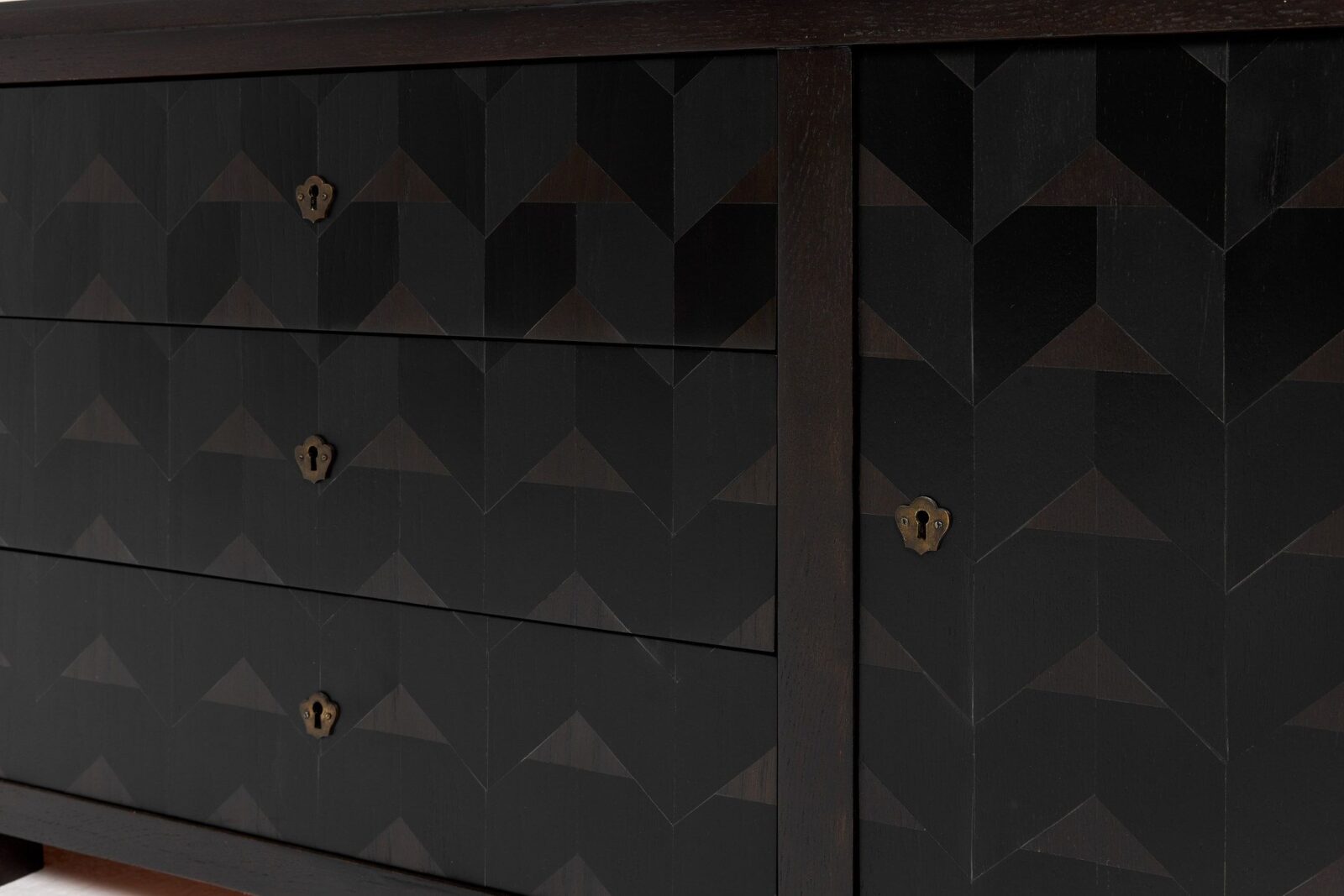 Brutalistyczny sideboard, Niemcy, lata 60/70