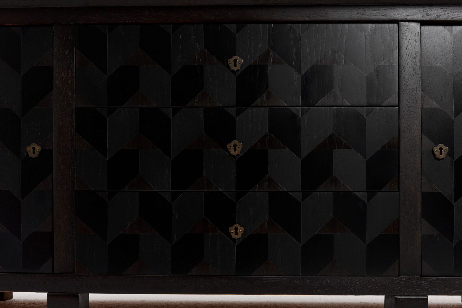 Brutalistyczny sideboard, Niemcy, lata 60/70