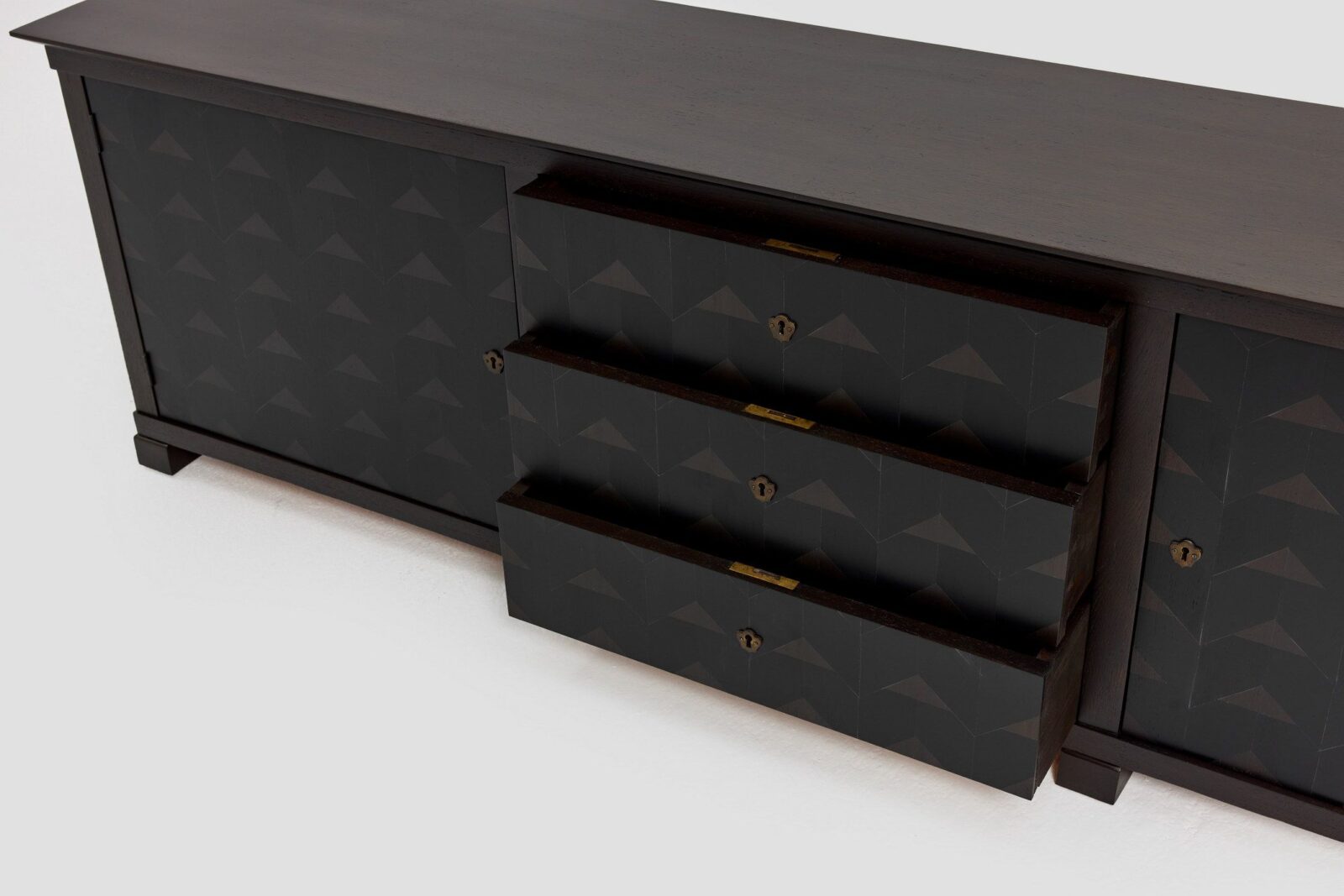 Brutalistyczny sideboard, Niemcy, lata 60/70