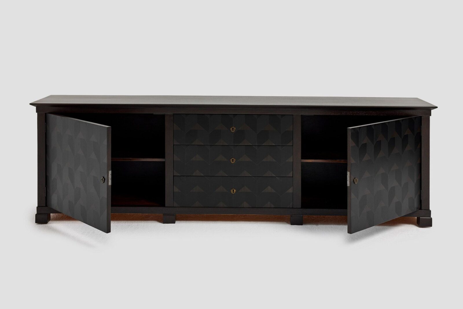 Brutalistyczny sideboard, Niemcy, lata 60/70