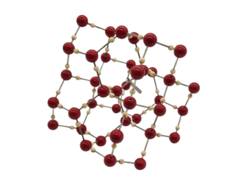 Model molekularny kryształu lodu, Czechosłowacja, lata 50