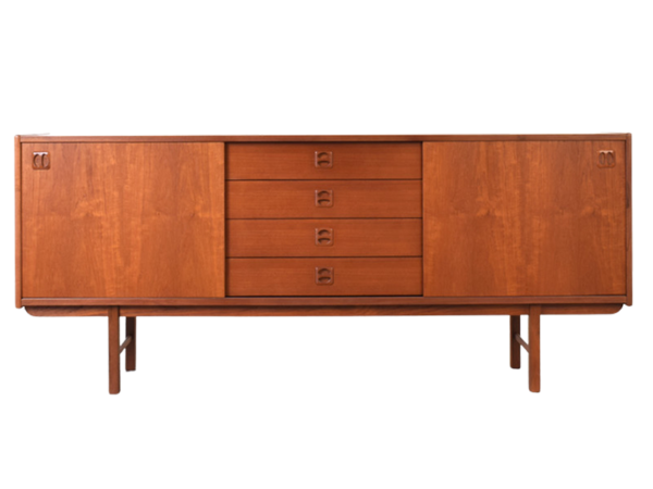 Skandynawski sideboard, proj. Klippan Korsør, prod. Ikea, Szwecja, lata 60