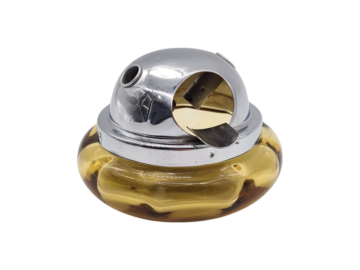 Szklana popielniczka Space Age, lata 70