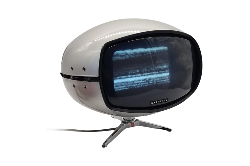 Telewizor kineskopowy National TR-005 Orbitel, Panasonic, Japonia, lata 60/70