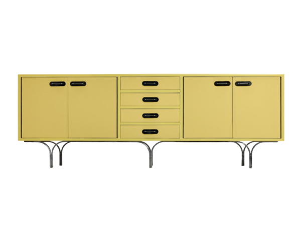 Vintage sideboard z malaturą, Niemcy, lata 60