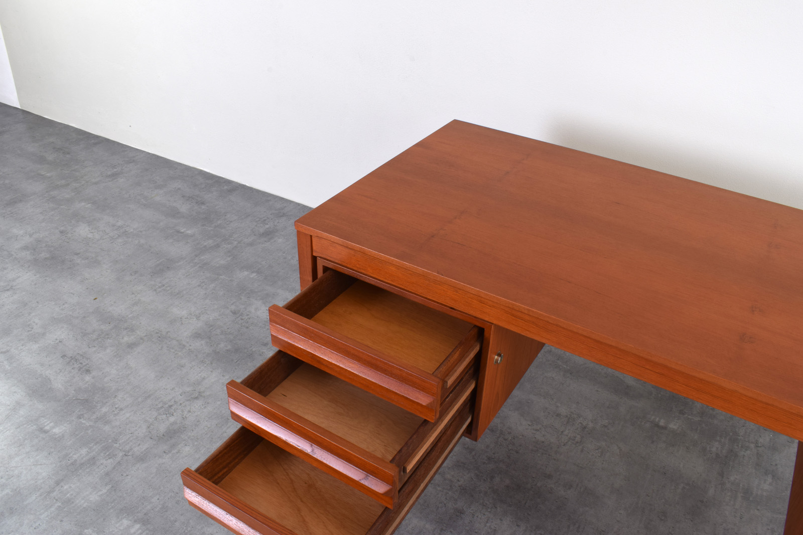 Vintage desk designed by Torbjørn Afdal, manufactured by Bruksbo, Norway, 1960s