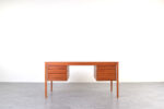 Vintage desk designed by Torbjørn Afdal, manufactured by Bruksbo, Norway, 1960s