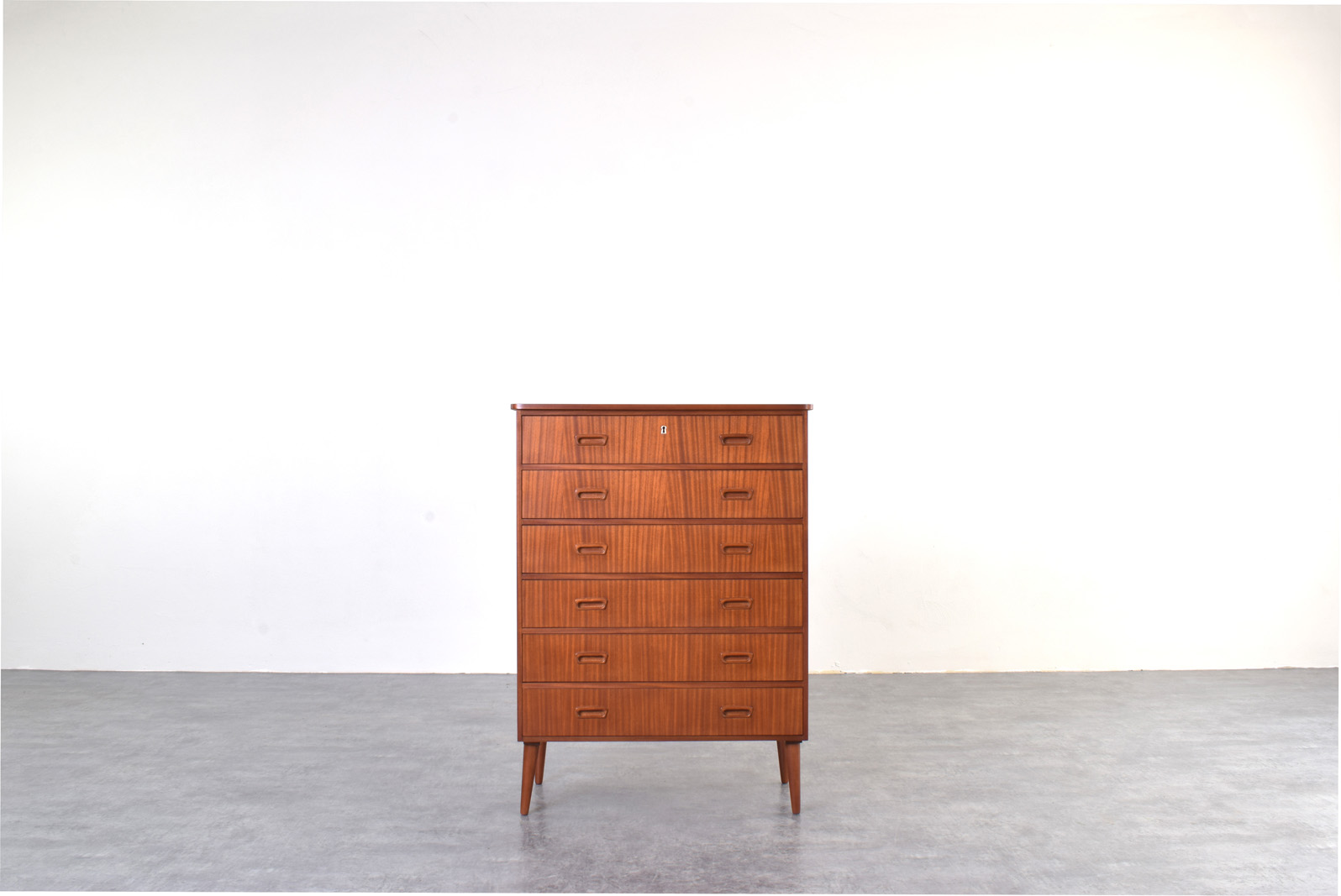 Komoda tekowa vintage, Dania, lata 60