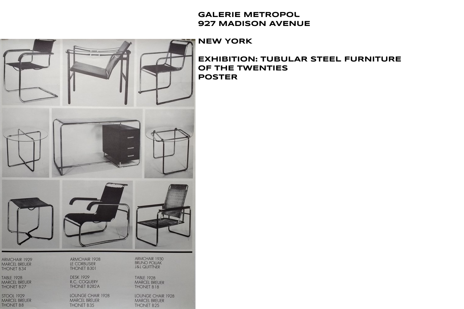 B35 Leather Armchair, Designed by Marcel Breuer, Thonet, Germany, 1930s