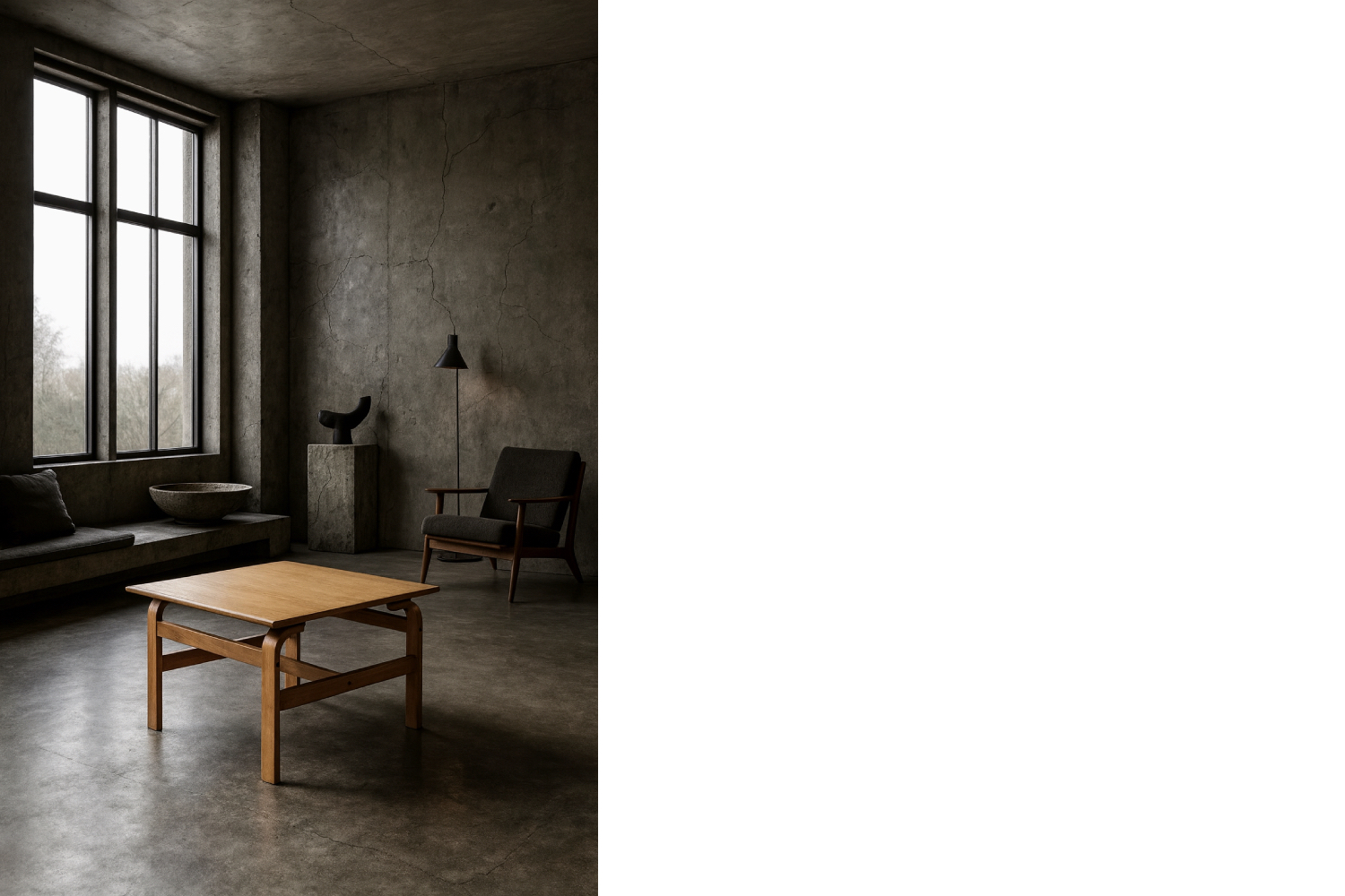 Niski stolik kawowy, proj. Karl-Erik Ekselius, JOC Vetlanda, Szwecja, lata 60