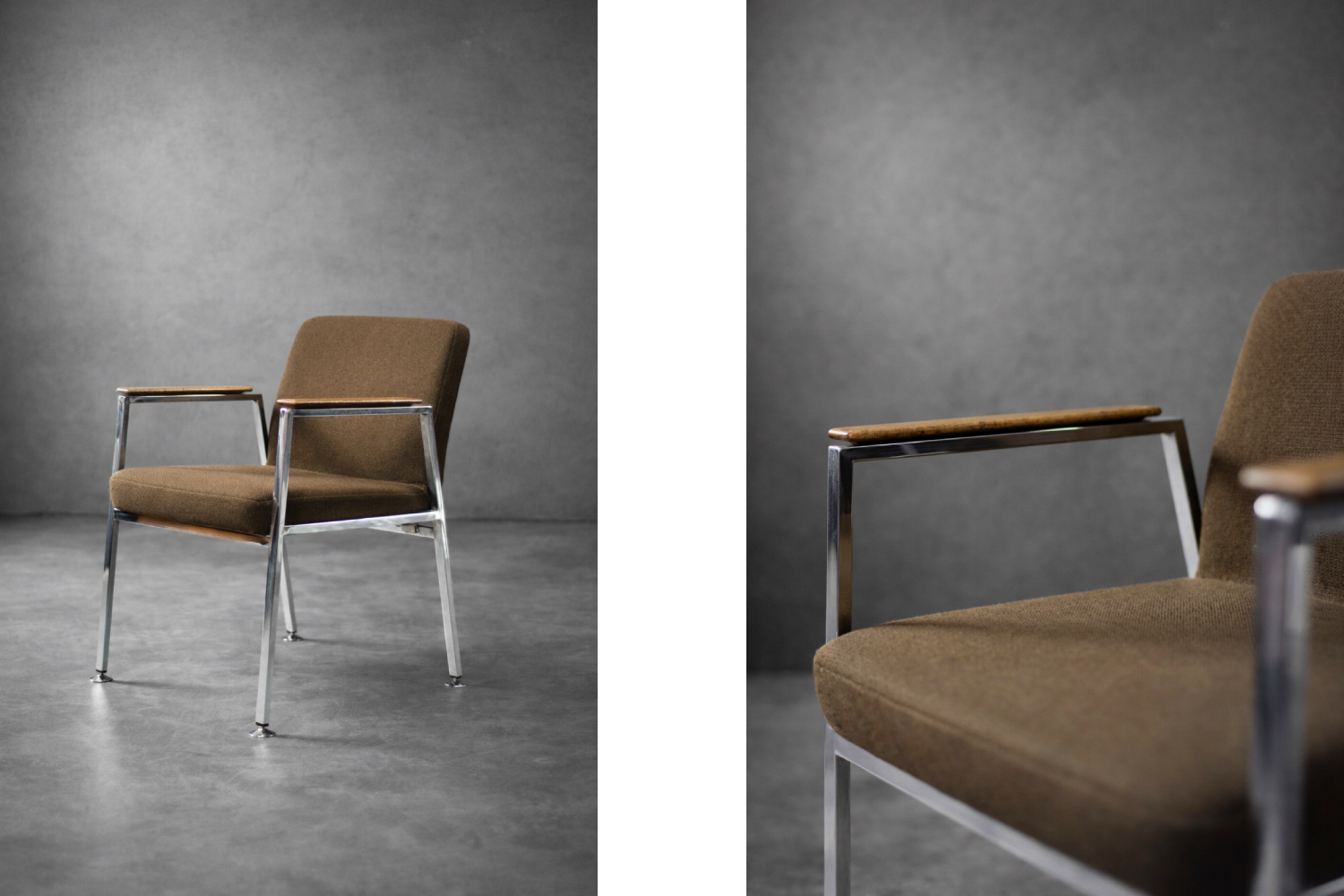 Modernistyczne krzesło konferencyjne, Drabert, Niemcy, lata 70