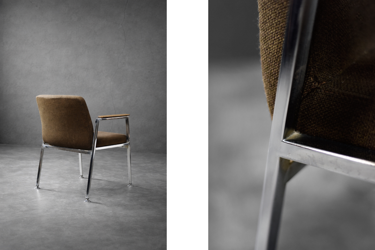 Modernistyczne krzesło konferencyjne, Drabert, Niemcy, lata 70