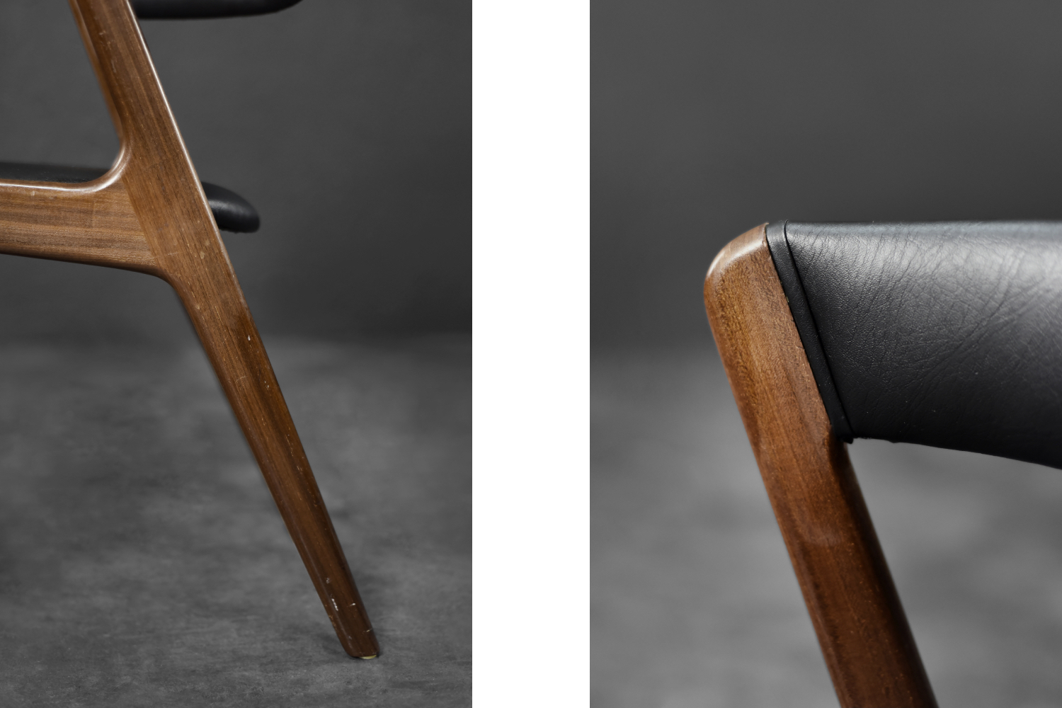 Tekowe krzesło gabinetowe Fire, proj. Kai Kristiansen, Schou Andersen Møbelfabrik, Dania, 1960