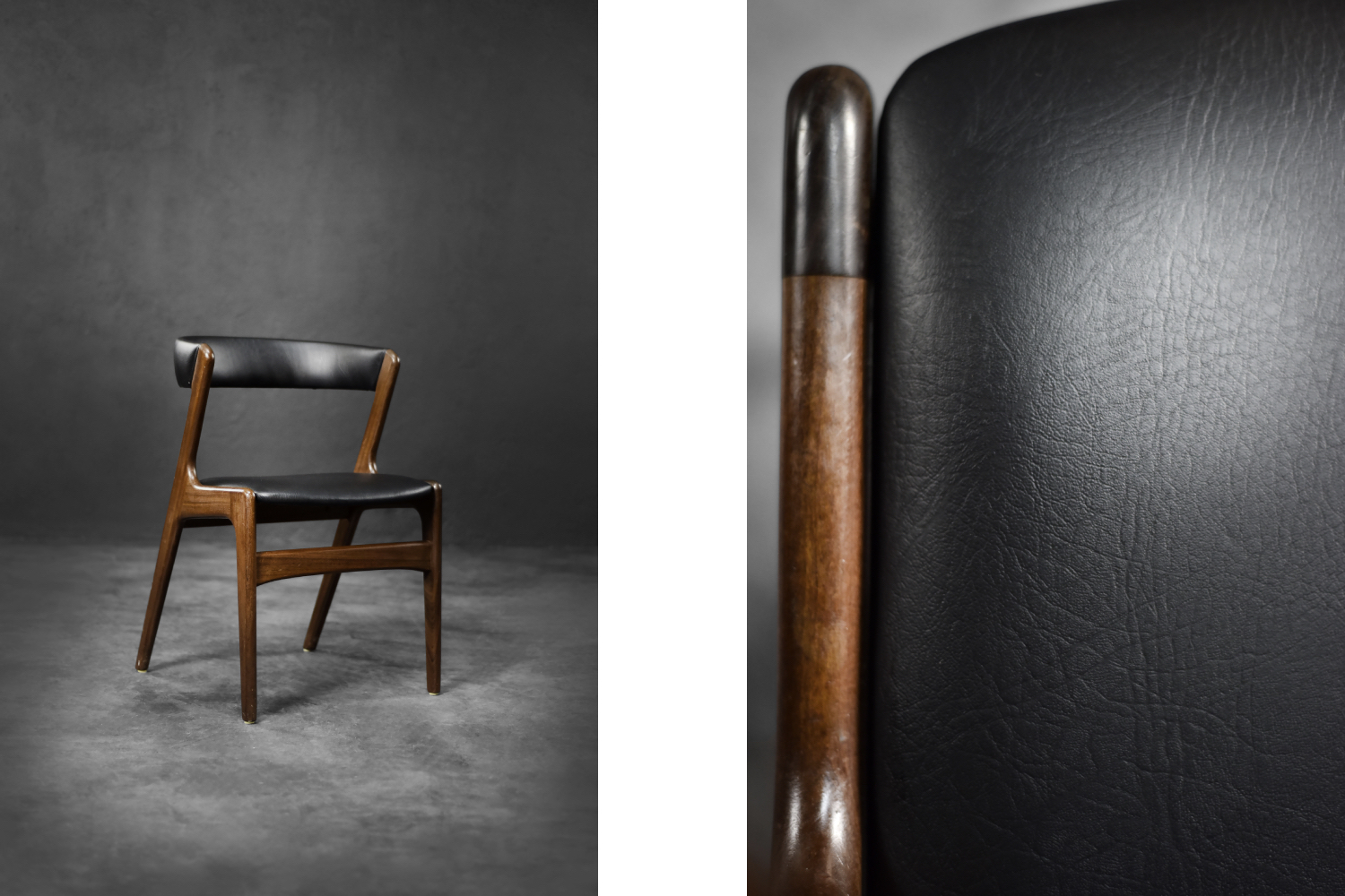 Tekowe krzesło gabinetowe Fire, proj. Kai Kristiansen, Schou Andersen Møbelfabrik, Dania, 1960