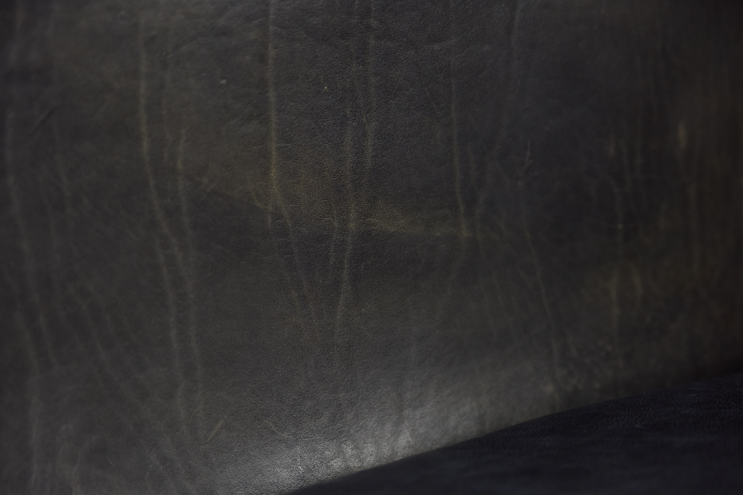 Brutalistyczna sofa skórzana, lata 50