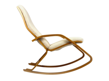 Fotel bujany vintage, proj. Ludvik Volak, Holesov, Czechosłowacja, lata 60