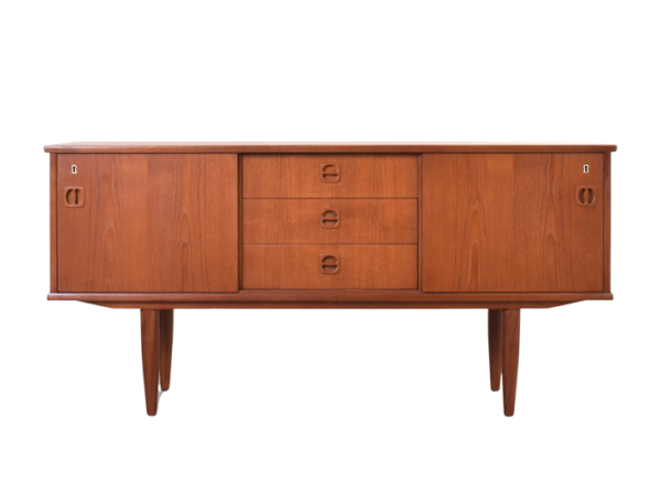 Tekowy sideboard vintage, Dania, lata 60