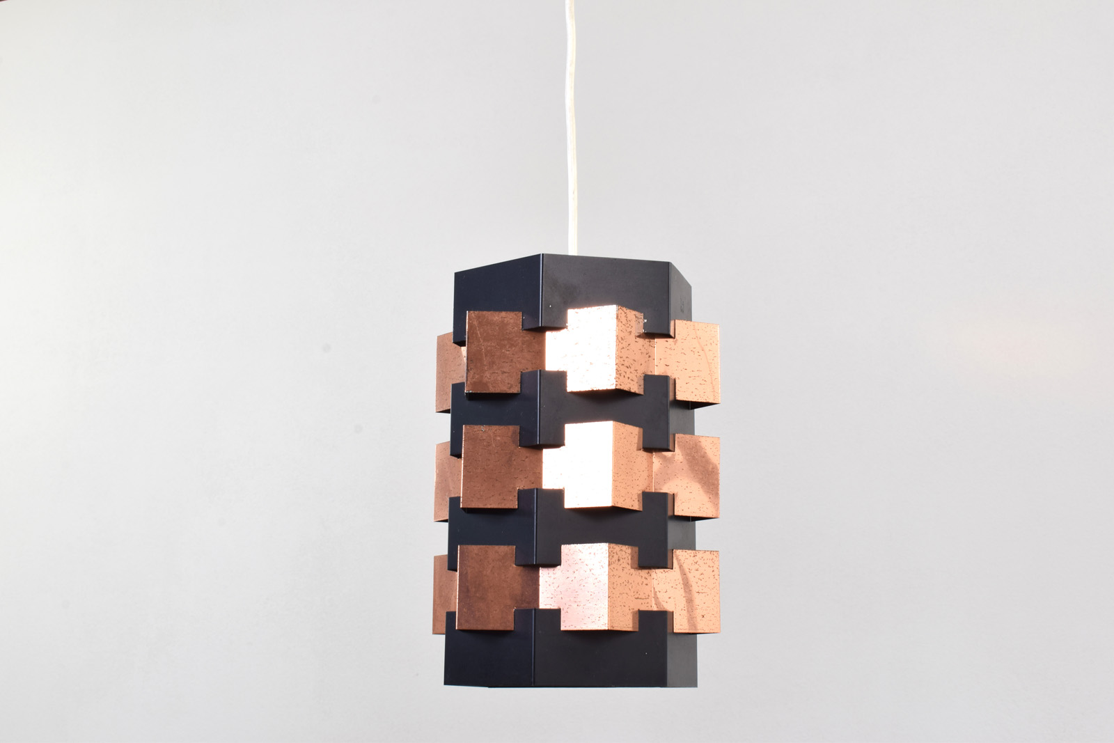 Lampa wisząca proj. Svend Aage, prod. Holm Sørensen, Dania, lata 60