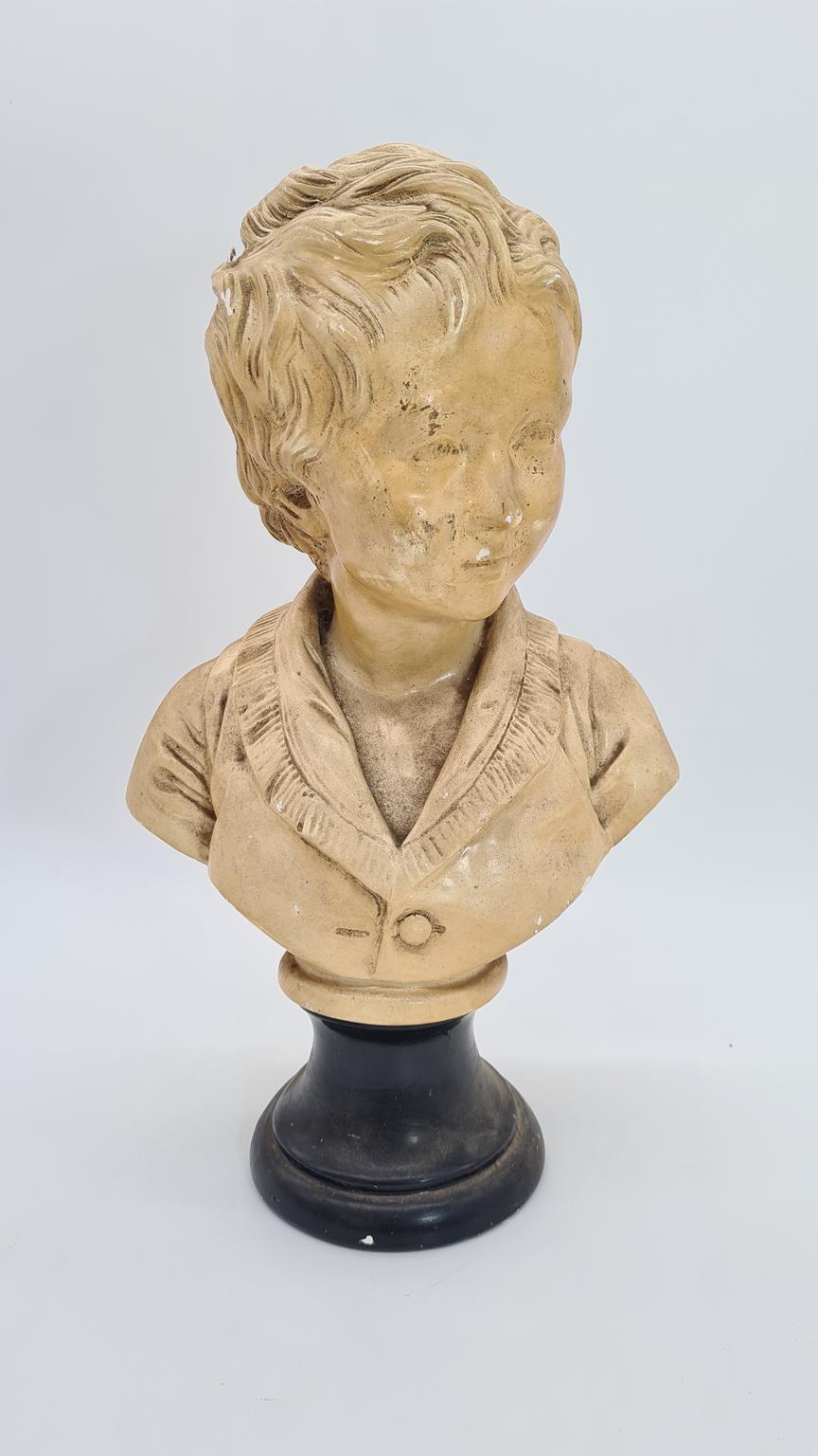 Popiersie chłopca w gipsie, XX wiek