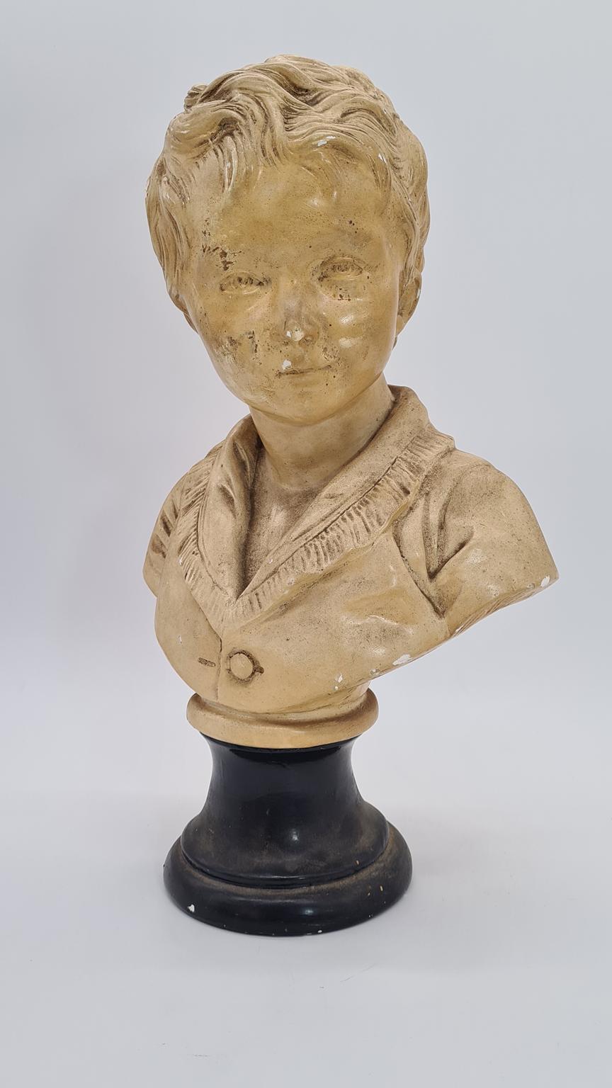 Popiersie chłopca w gipsie, XX wiek