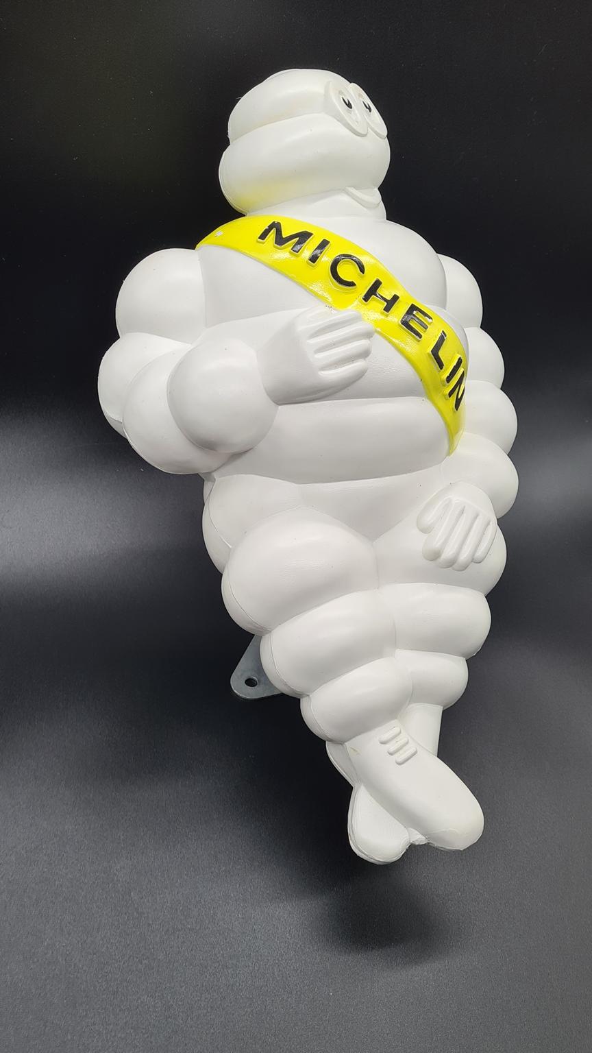 Duża, zabytkowa figurka reklamowa Michelin, lata 80