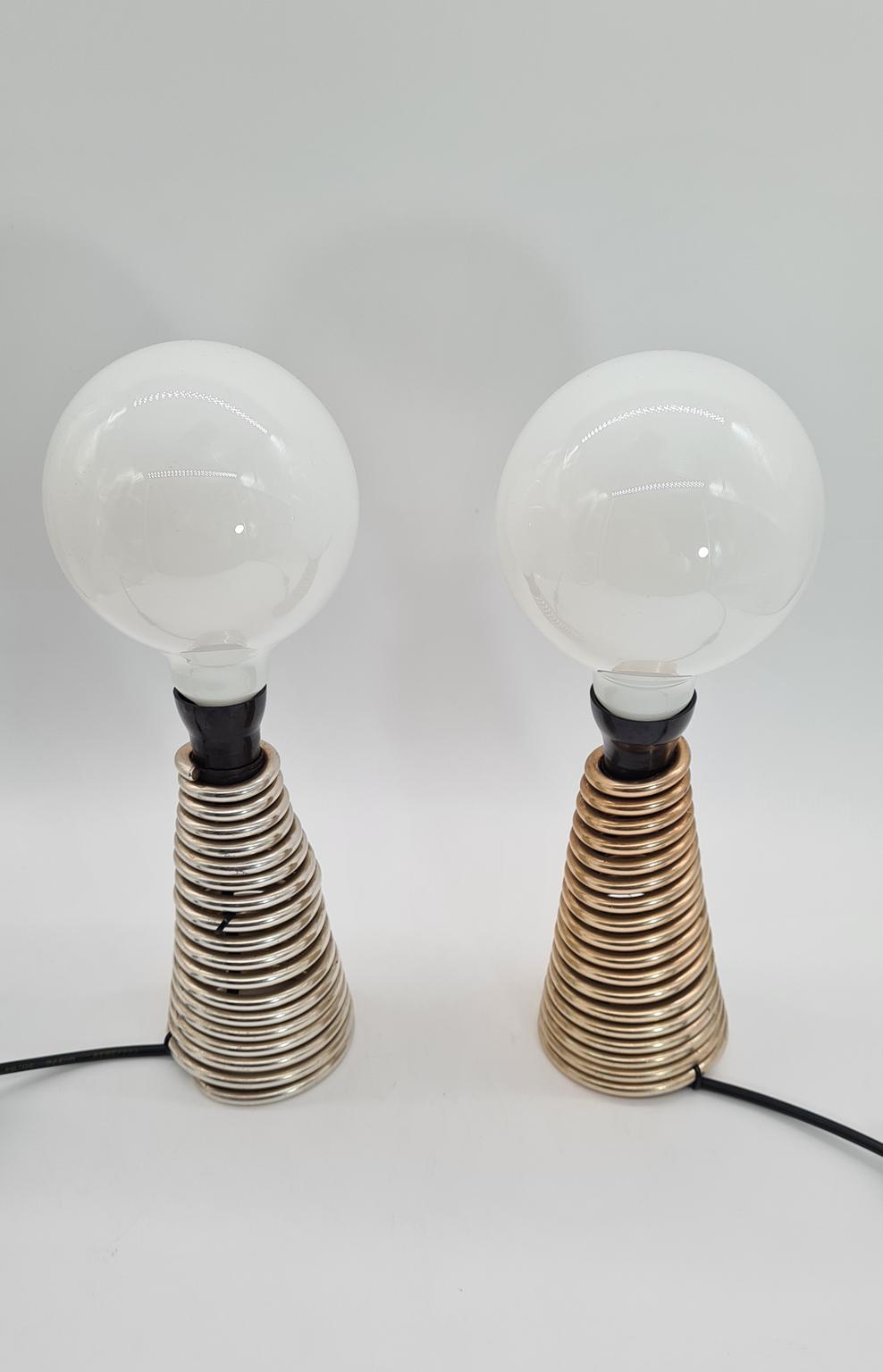 Para Lamp vintage, Czechosłowacja, lata 70