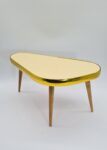 Vintage kidney-shaped coffee table, 1960s