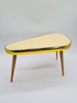 Vintage kidney-shaped coffee table, 1960s