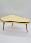 Vintage kidney-shaped coffee table, 1960s