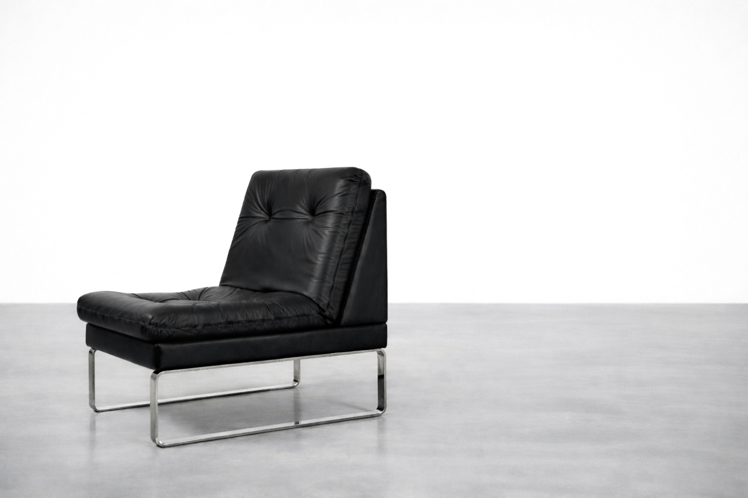 Modular Sofa / Set of 4 Leather Armchairs by Klöber, Germany, 1980s