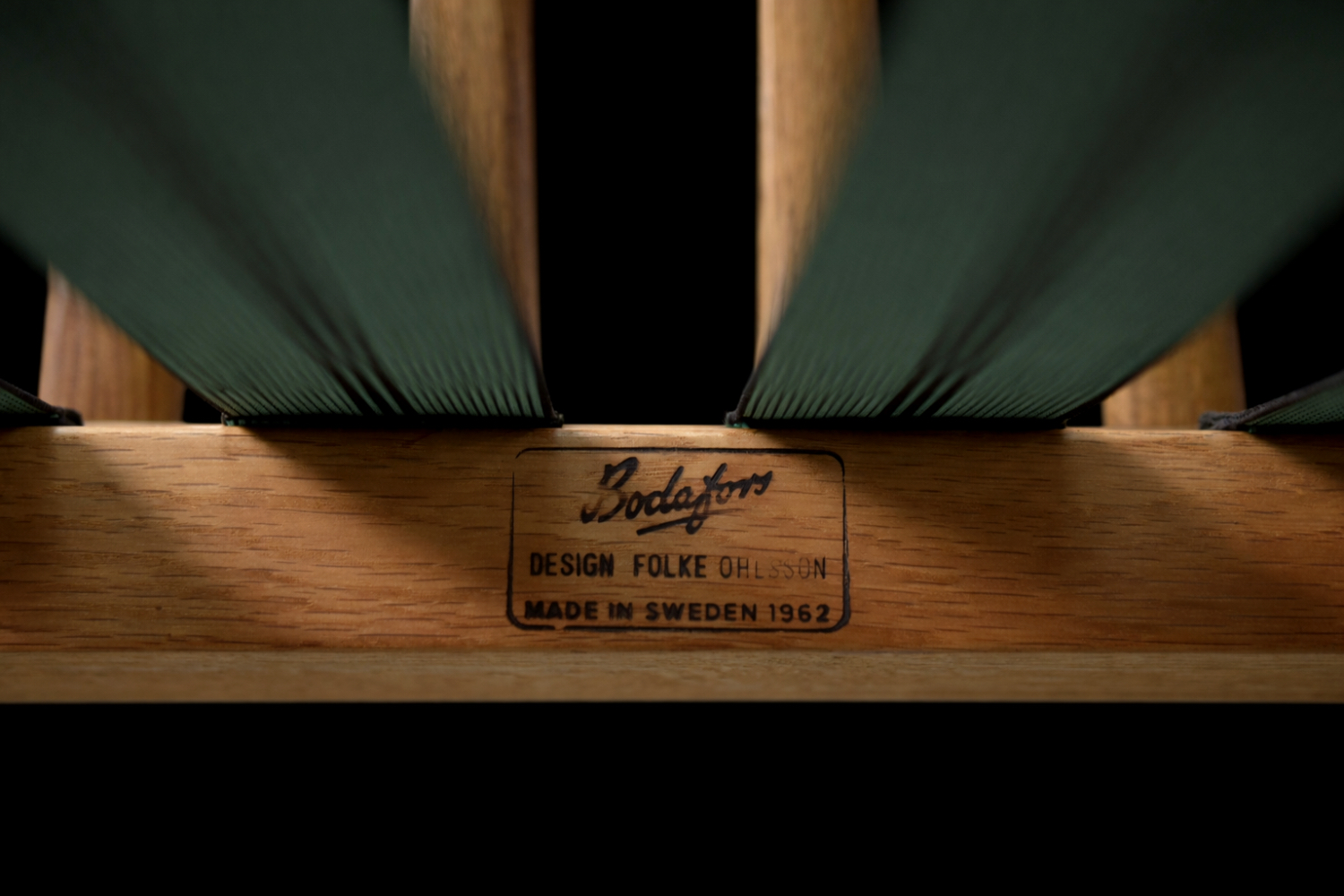 Komplet foteli Scissors, proj. Folke Ohlsson dla Bodafors, Szwecja, 1962