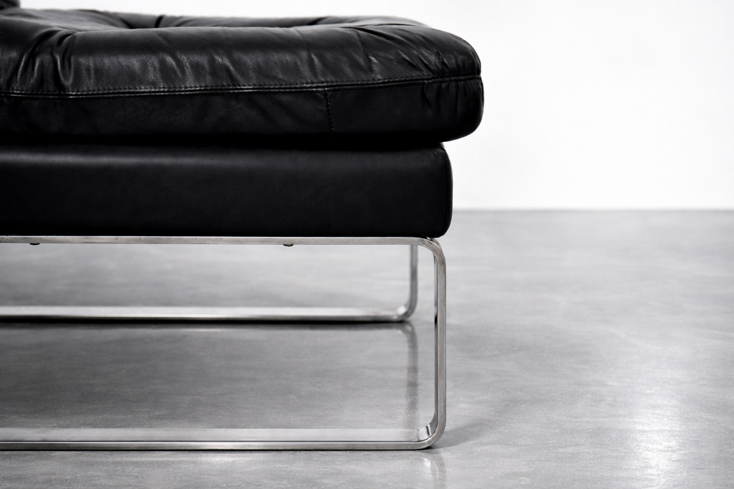 Modular Sofa / Set of 4 Leather Armchairs by Klöber, Germany, 1980s