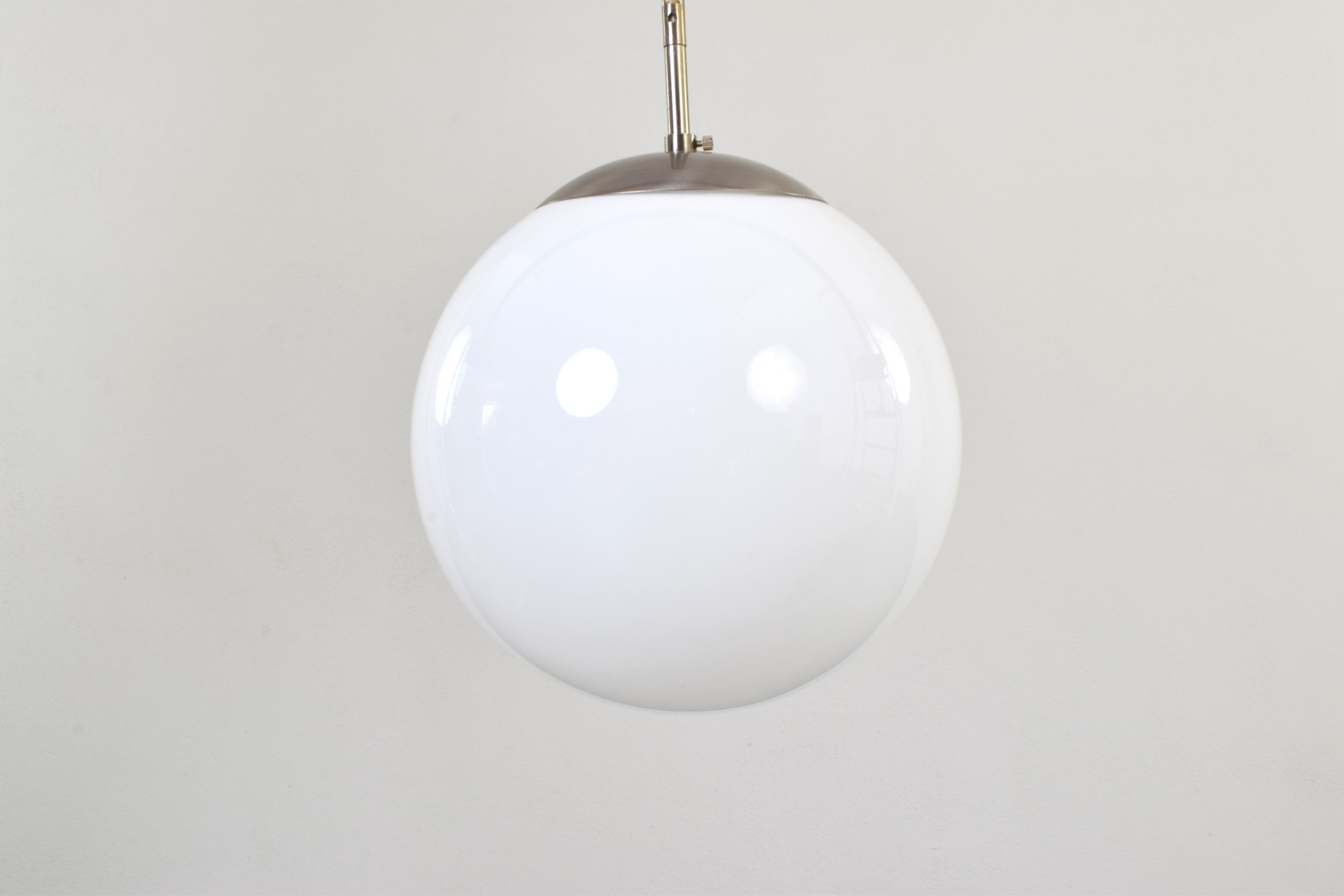 Szklana lampa wisząca, Dania, lata 70