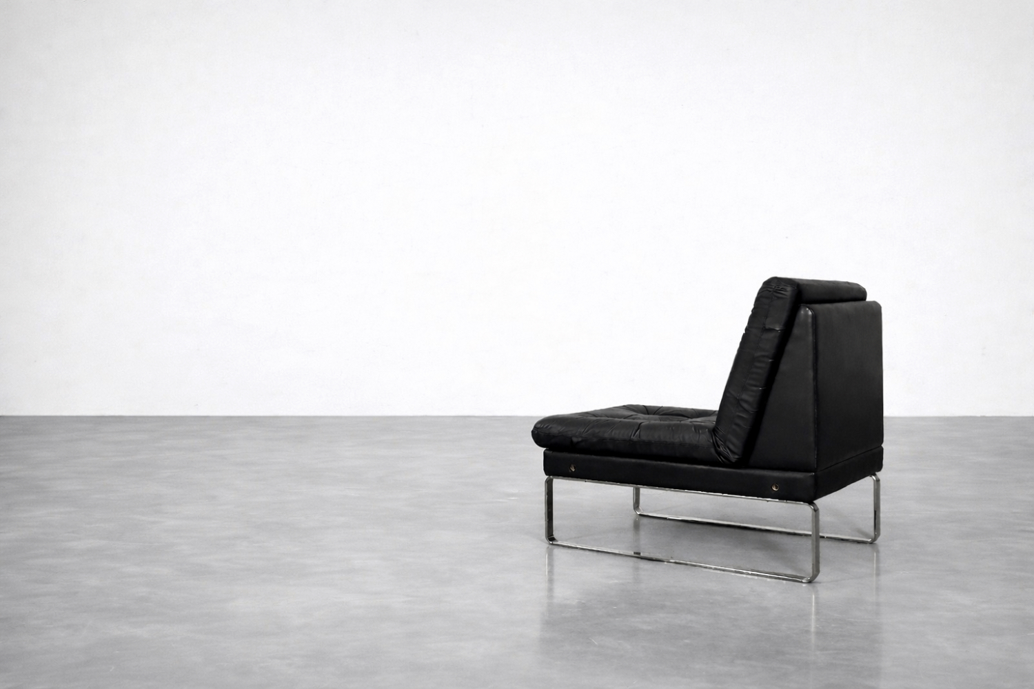 Modular Sofa / Set of 4 Leather Armchairs by Klöber, Germany, 1980s