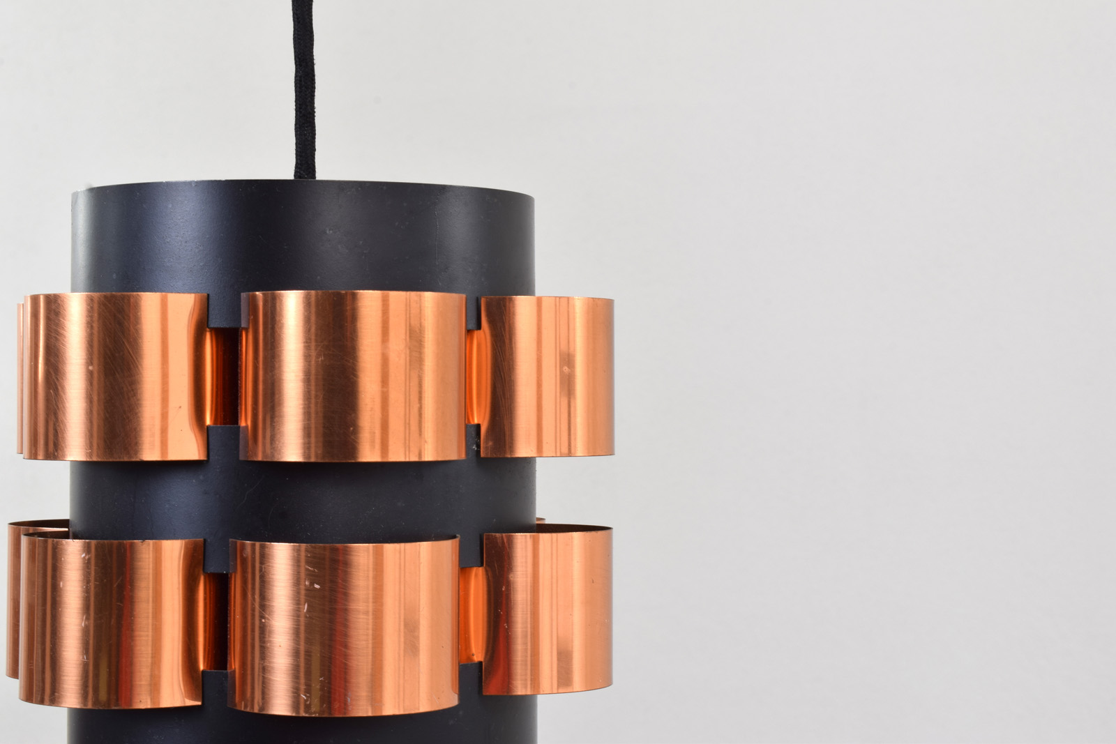 Lampa sufitowa proj. Werner Schou, prod. Coronell Elektro, Dania, lata 60