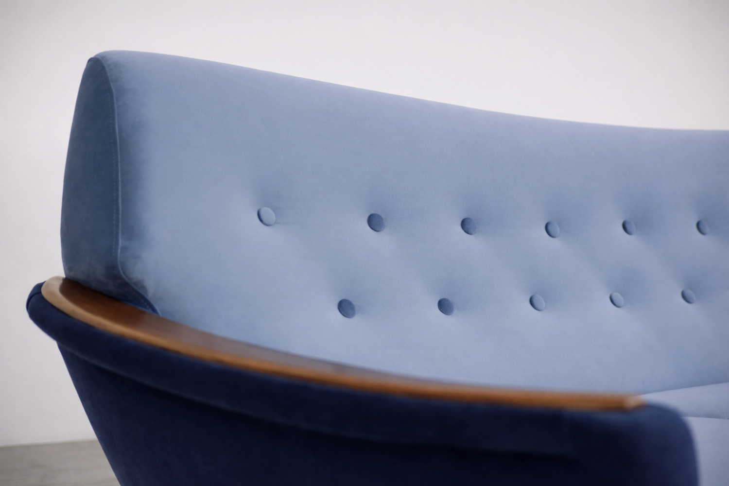 Welurowy komplet wypoczynkowy, Holm Fabriker AB, Szwecja, lata 60