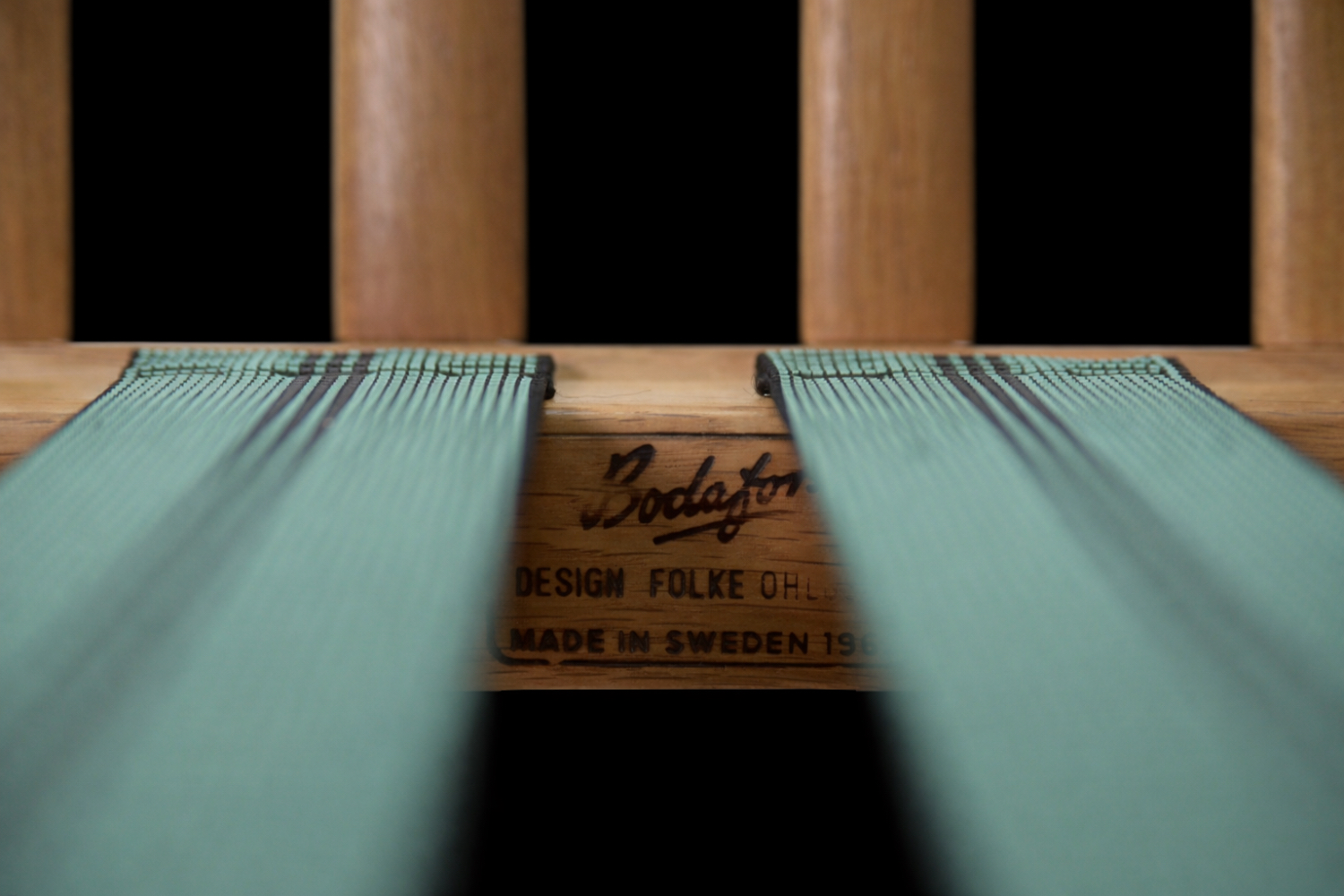 Komplet foteli Scissors, proj. Folke Ohlsson dla Bodafors, Szwecja, 1962