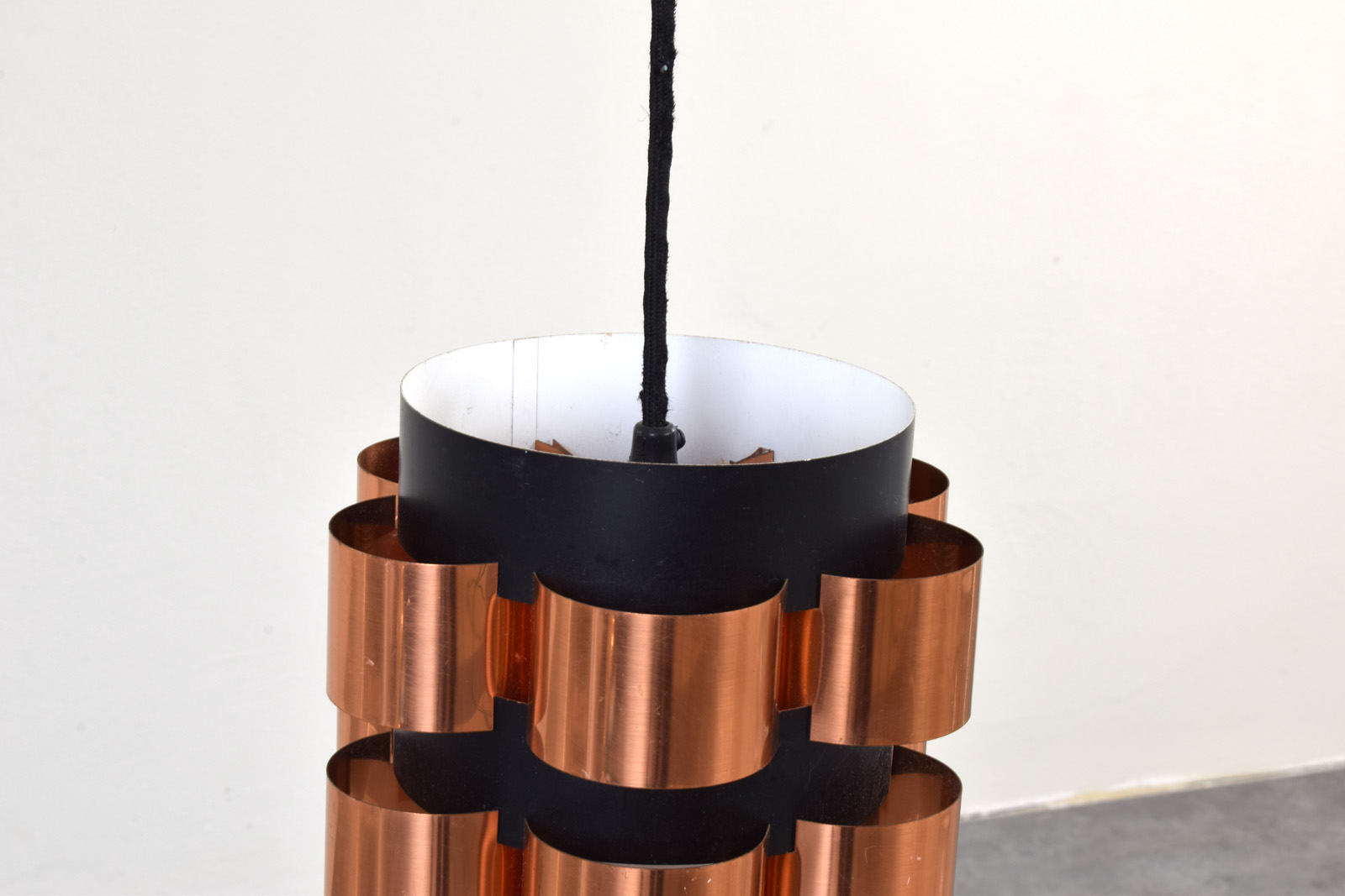 Lampa sufitowa proj. Werner Schou, prod. Coronell Elektro, Dania, lata 60