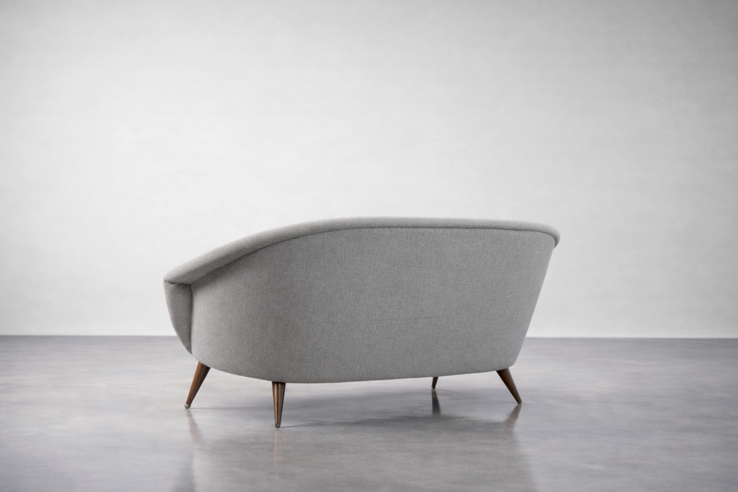 Modernistyczna sofa Tellus, proj. F. Jansson dla SM Wincrantz, Szwecja, lata 50