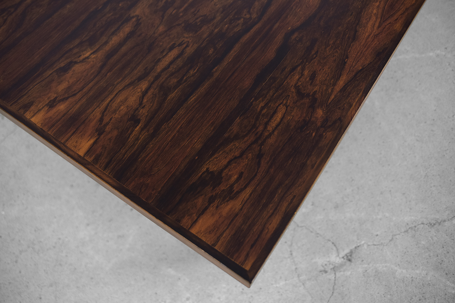 Palisandrowy stolik kawowy vintage, Dania, lata 60